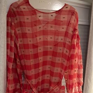 Ulla Johnson handloom plaid dress